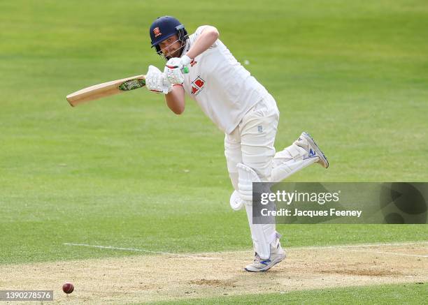 Matt Critchley of Essex bats during Day Two the LV= Insurance County Championship match between Essex and Kent at Cloudfm County Ground on April 08,...