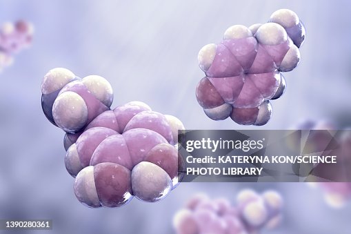 Dopamine molecule, illustration Dopamine molecule, illustration