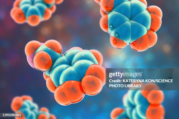dopamine molecule, illustration - hormone stock illustrations