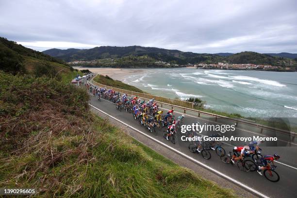 James Knox of United Kingdom and Team Quick-Step - Alpha Vinyl, Enric Mas Nicolau of Spain and Movistar Team, Rubén Fernandez Andujar of Spain and...