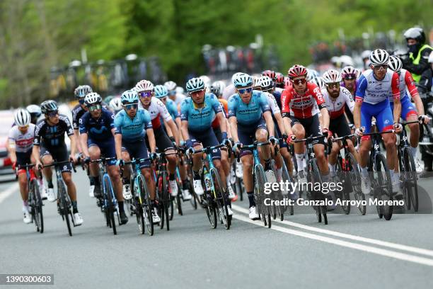 Sebastian Henao Gomez of Colombia, Andrey Zeits of Kazahkstan, Stefan De Bod of South Africa and Team Astana – Qazaqstan, Sylvain Moniquet of Belgium...