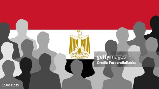 egyptian men - fotografie stock illustrations