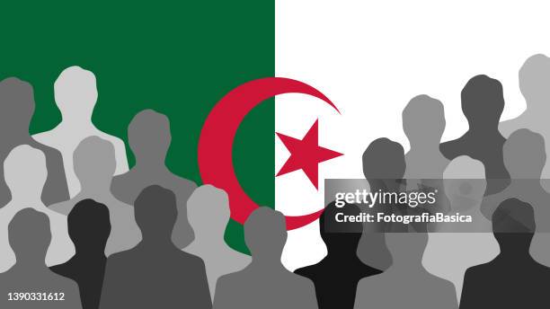 algerian men - algeria stock illustrations