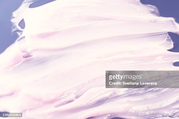 white texture of face or body cream background - face cream stock pictures, royalty-free photos & images