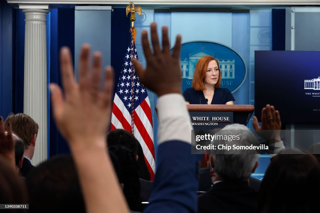 Secretary Psaki Holds Daily White House Media Briefing
