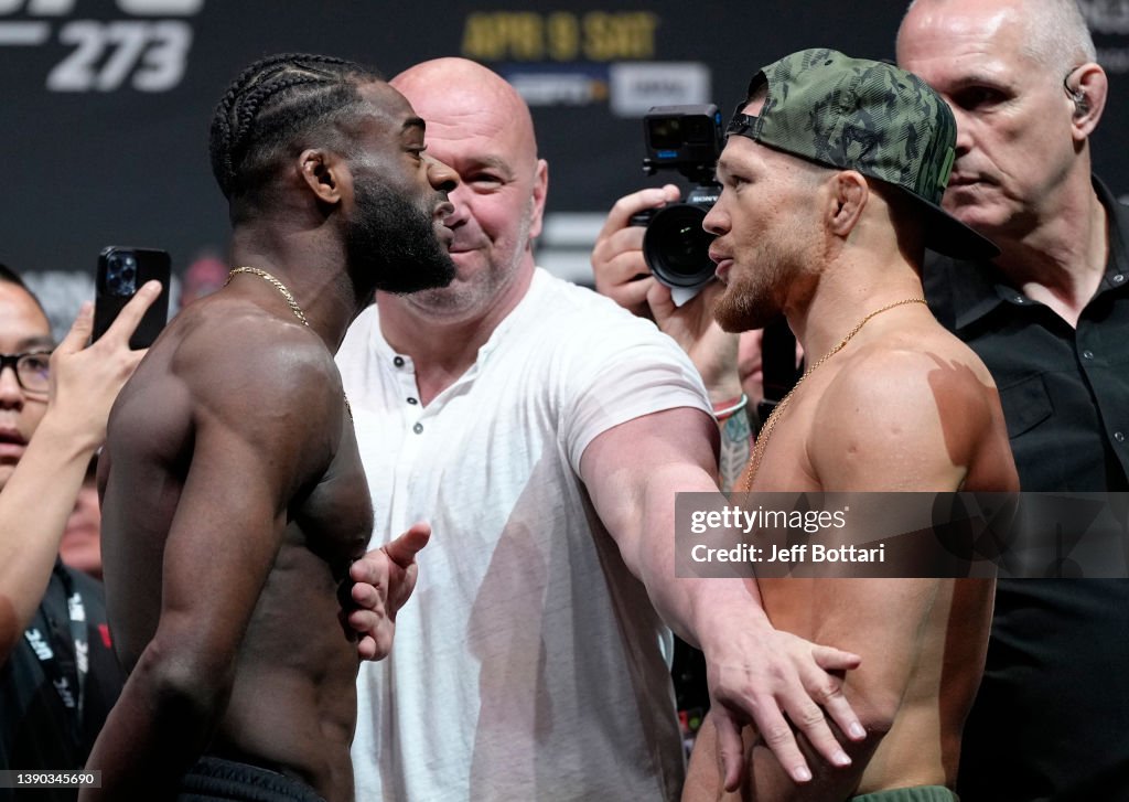 UFC 273 Ceremonial Weigh-in