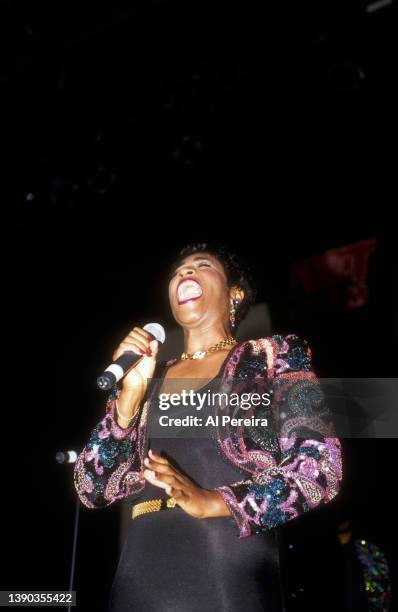 Group Rose Royce perform at a Hot 97 Radio concert on December 10, 1993 in New York City.
