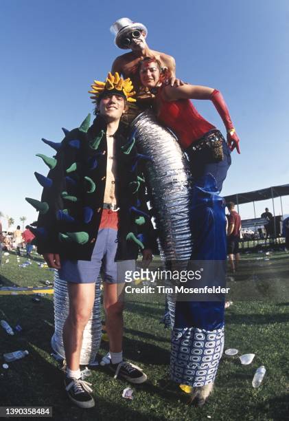 General view of the atmosphere during Coachella 2001 at the Empire Polo Fields on April 28, 2001 in Indio, California.