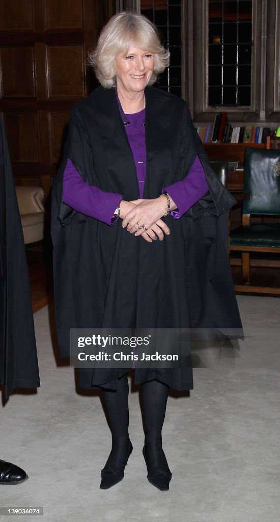 Camilla, Duchess of Cornwall Called As An Honourable Royal Bencher