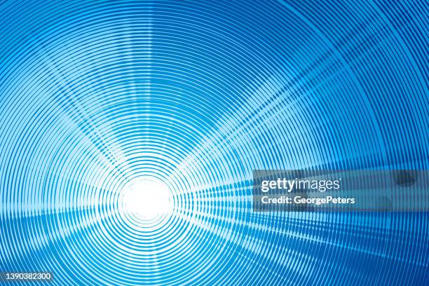 motion blur zoom background - sonar stock illustrations