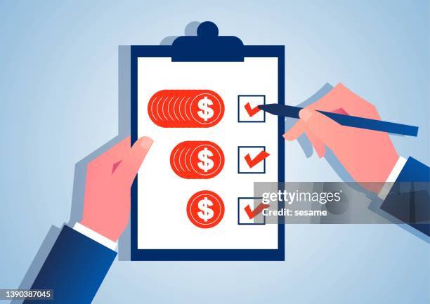 complete new business financial growth plan, new plan new business - holding pen stock illustrations