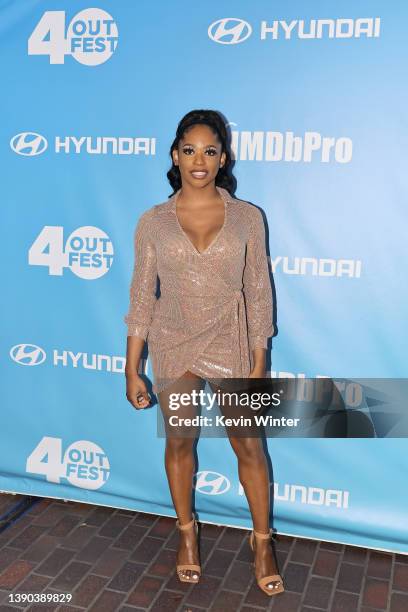 Alexandra Grey attends the Outfest Fusion Opening Gala during the 19th Annual Outfest Fusion QTBIPOC Film Festival at Japanese American Cultural &...