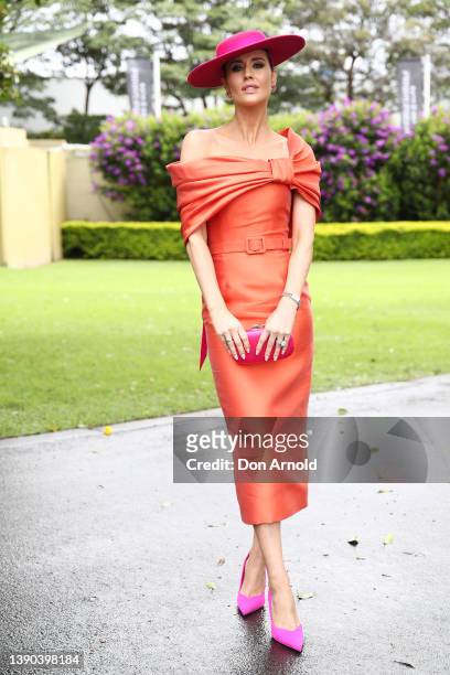 Clementine McVeigh attends The Championships Day 2, Longines Elizabeth Stakes Day at Royal Randwick Racecourse on April 09, 2022 in Sydney, Australia.