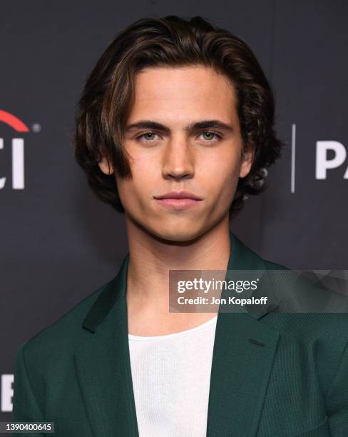 Tanner Buchanan attends the 39th Annual PaleyFest LA - "Cobra Kai" at Dolby Theatre on April 08, 2022 in Hollywood, California.