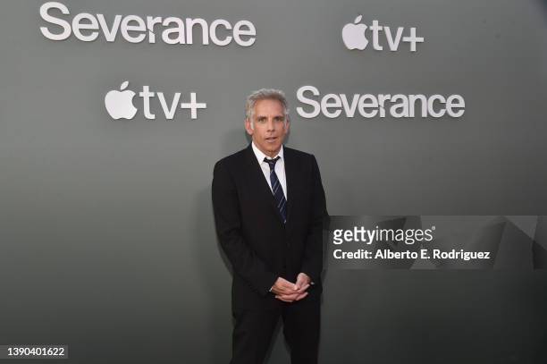 Ben Stillerattends the season finale screening of AppleTV+'s "Severance" at DGA Theater Complex on April 08, 2022 in Los Angeles, California.