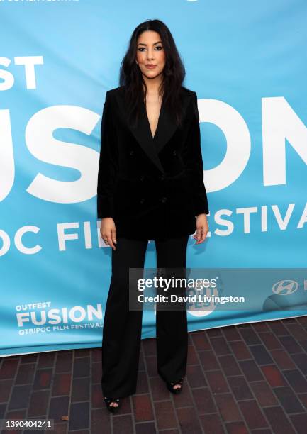 Stephanie Beatriz attends the 19th Annual Outfest Fusion QTBIPOC Film Festival's Outfest Fusion Opening Gala at the Japanese American Cultural &...
