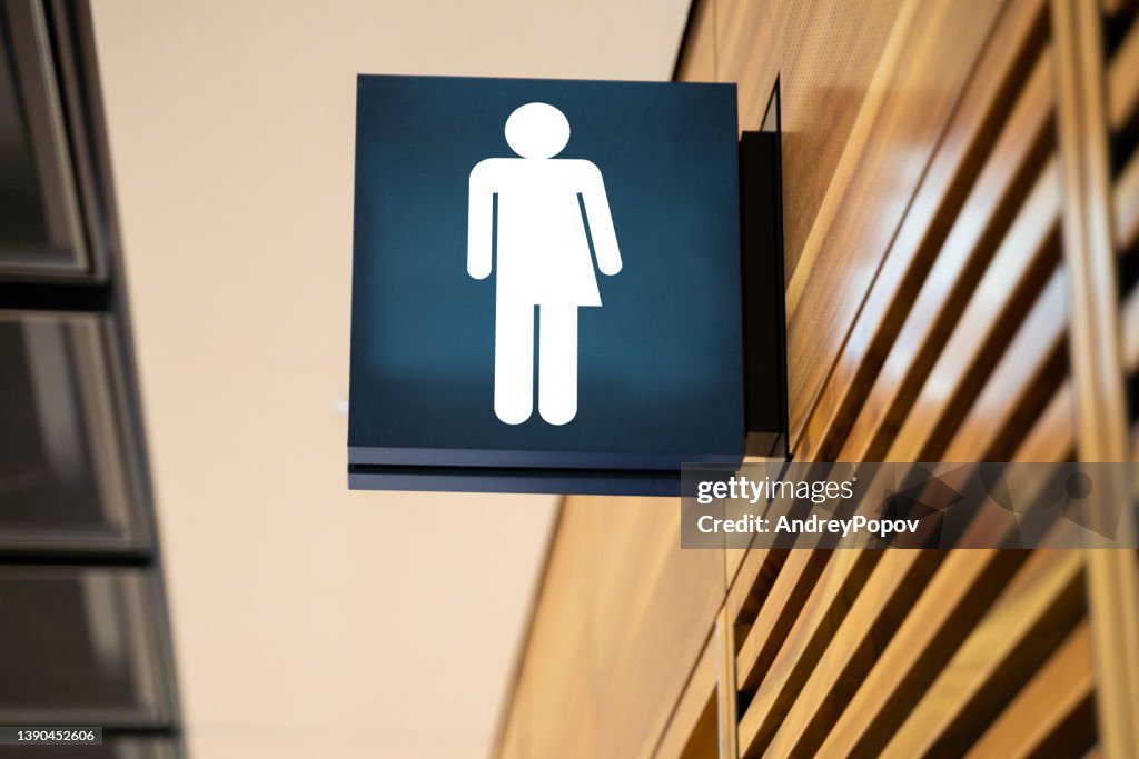 Geschlechtslose öffentliche Toilette Zeichen