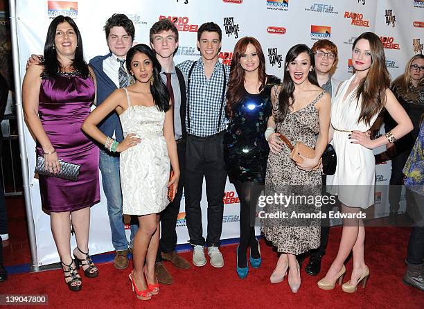 Adi Rabel Radio Rebel Cast Actor Atticus Mitchell Arrives At Disneys Radio Rebel