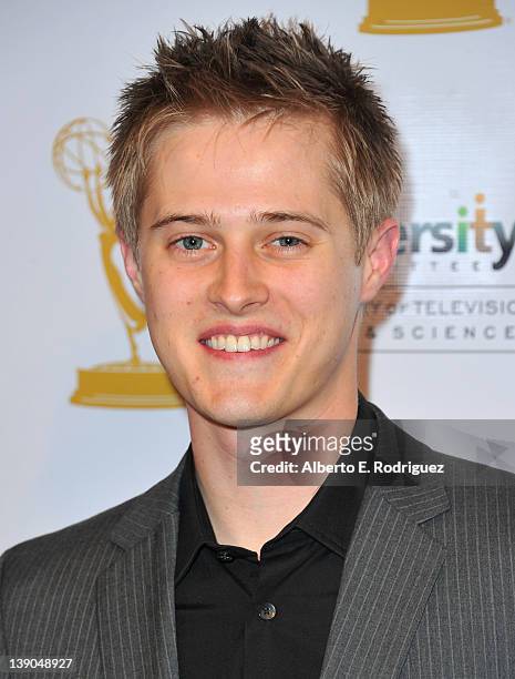 Actor Lucas Grabeel arrives to The Academy of Television Arts & Sciences Diversity Committee and ABC Family Presents "Switched at Birth" at...