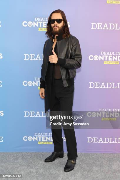 Actor Jared Leto from Apple TV+’s ‘WeCrashed’ attends Deadline Contenders Television at Paramount Studios on April 09, 2022 in Los Angeles,...