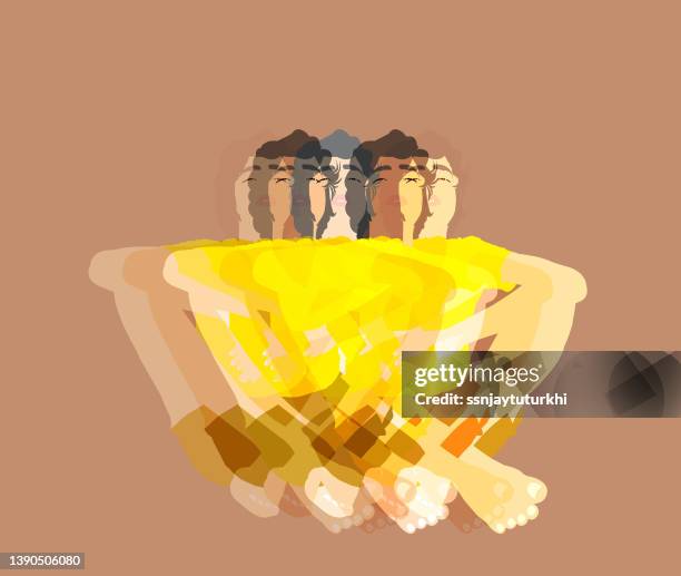 student - indian college students stock illustrations