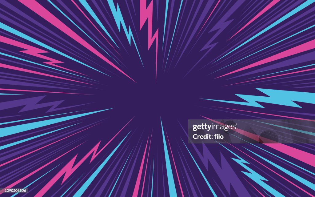 Blast Excitement Lines Background Pattern