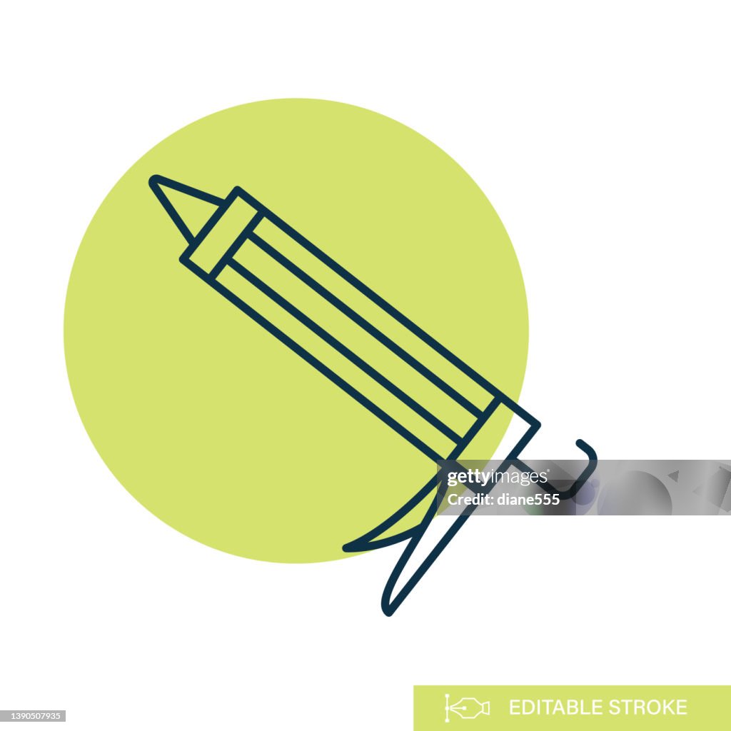 Home Improvement Line Icon On A Transparent background