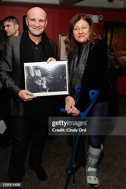 Jean-Christophe Maillot and Silas Shabelewska attend Monaco's Consulate General And Tourist Office In NY Celebrate Opening Night Of Les Ballets De...