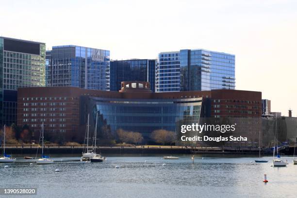 the us federal courthouse, john joseph moakley building in boston, massachusetts - new england council stock pictures, royalty-free photos & images