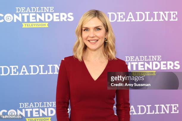 Actor Rhea Seehorn from AMC Networks’ ‘Better Call Saul’ attends Deadline Contenders Television at Paramount Studios on April 09, 2022 in Los...