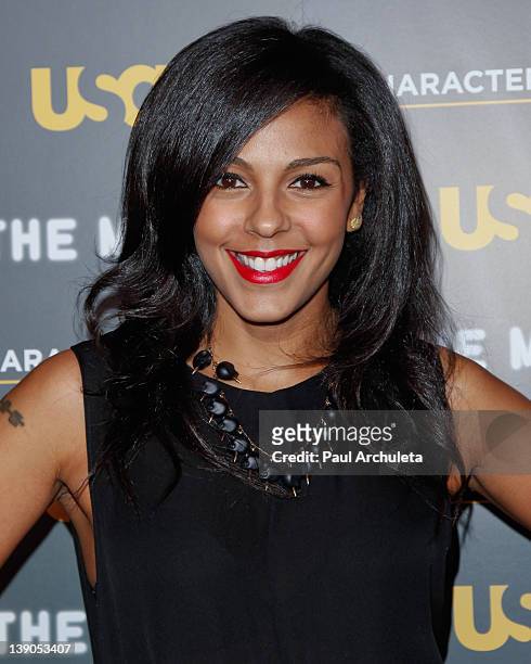 Actress Marsha Thomason attends the USA Network and The Moth presentation of "A More Perfect Union: Stories Of Prejudice And Power" at Pacific Design...