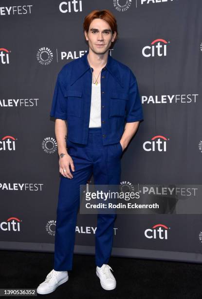 Apa attends the 39th annual PaleyFest LA - "Riverdale" at Dolby Theatre on April 09, 2022 in Hollywood, California.