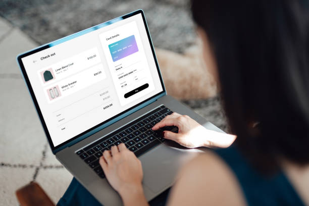 How to Make R1000 a Day in South Africa? 25 Proven Ways 11 woman shopping clothes online on laptop and making payment with credit card