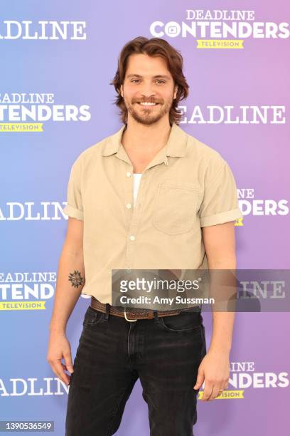 Actor Luke Grimes from Paramount Network’s ‘Yellowstone’ attends Deadline Contenders Television at Paramount Studios on April 09, 2022 in Los...
