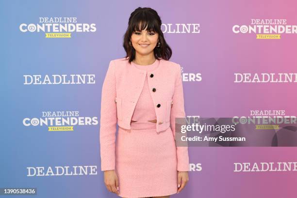 Actor Selena Gomez from from Hulu’s ‘Only Murders in the Building’ attends Deadline Contenders Television at Paramount Studios on April 09, 2022 in...
