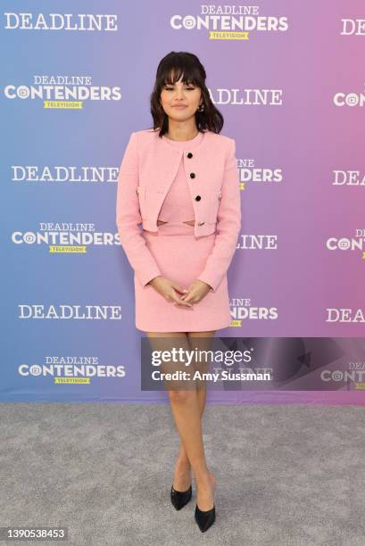 Actor Selena Gomez from Hulu’s ‘Only Murders in the Building’ attends Deadline Contenders Television at Paramount Studios on April 09, 2022 in Los...