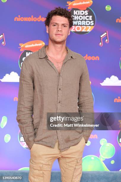 Jace Norman attends the Nickelodeon's Kids' Choice Awards 2022 at Barker Hangar on April 09, 2022 in Santa Monica, California.