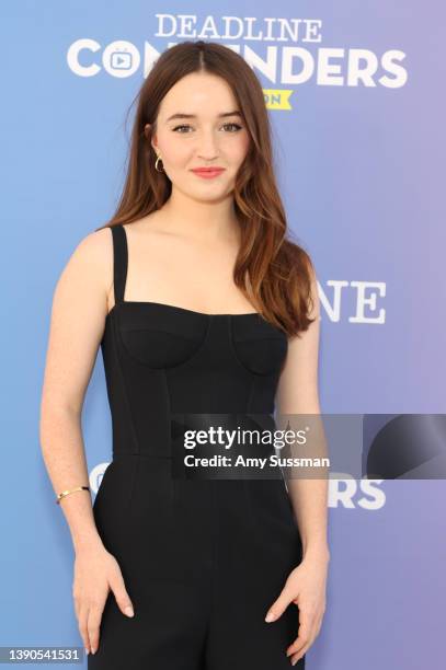 Actor Kaitlyn Dever from Hulu’s ‘Dopesick’ attends Deadline Contenders Television at Paramount Studios on April 09, 2022 in Los Angeles, California.