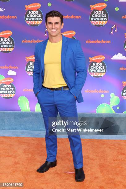 Cooper Barnes attends the Nickelodeon's Kids' Choice Awards 2022 at Barker Hangar on April 09, 2022 in Santa Monica, California.