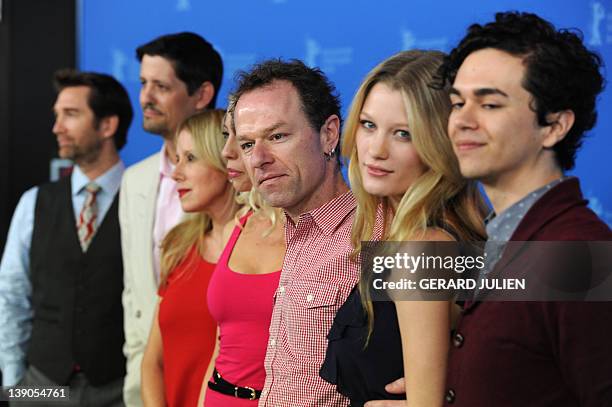 Actor Christo Dimassis, actor Peter Kepler, producer and actress Elana Krausz, screenplay writer and actress Lorelei Lee, US writer and director...