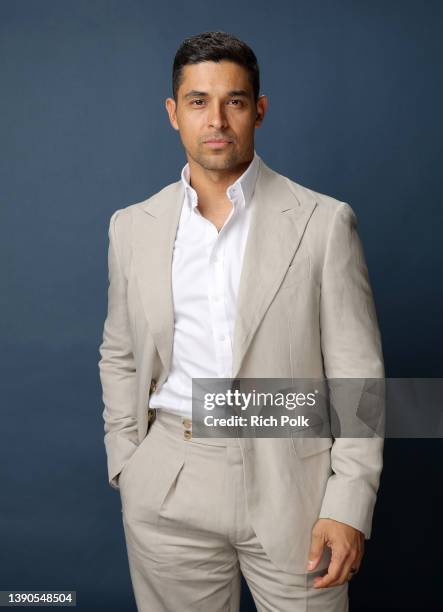 Wilmer Valderrama poses for a portrait in the IMDbPro Portrait Studio at Opening Night of Outfest Fusion QTBIPOC Film Festival at Japanese American...