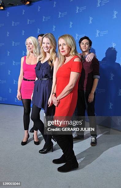 Screenplay writer and actress Lorelei Lee, actor Peter Kepler , US actress and model Ashley Hinshaw, producer and actress Elana Krausz and actor...