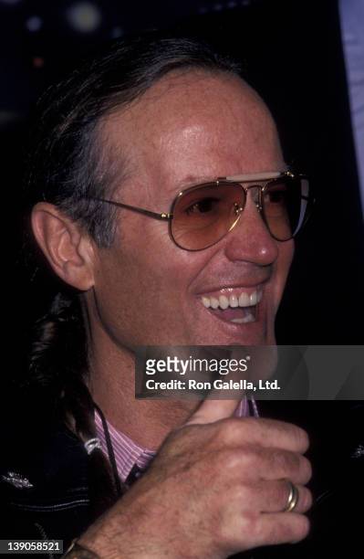 Peter Fonda attends the grand opening of the Harley-Davidson Cafe on October 19, 1993 in New York City.