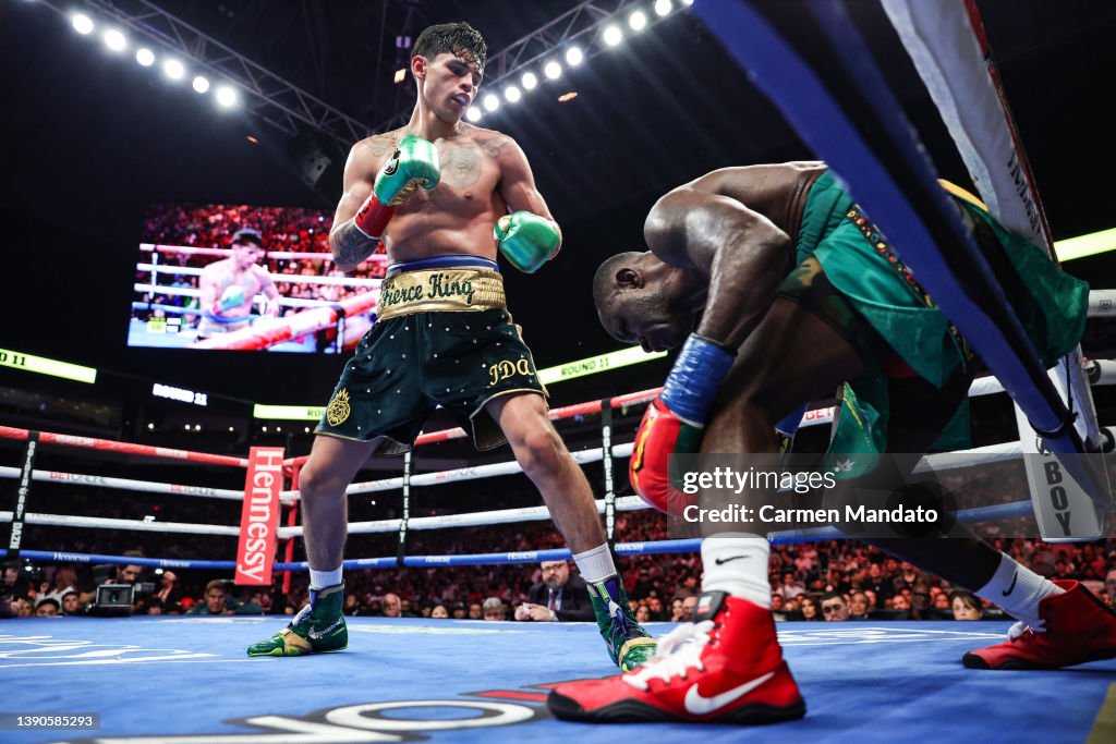 Tagoe Ryan Garcia and Emmanuel Tagoe exchange punches during their... News ...