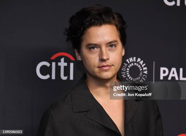 Cole Sprouse attends the 39th Annual PaleyFest LA - "Riverdale" at Dolby Theatre on April 09, 2022 in Hollywood, California.