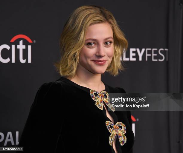 Lili Reinhart attends the 39th Annual PaleyFest LA - "Riverdale" at Dolby Theatre on April 09, 2022 in Hollywood, California.