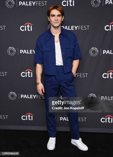 Apa attends the 39th Annual PaleyFest LA - "Riverdale" at Dolby Theatre on April 09, 2022 in Hollywood, California.