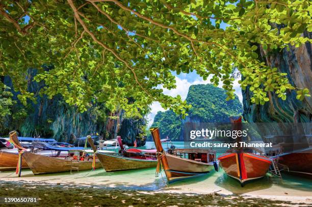 ko lao lading island of koh lao laing krabi thailand - krabi stock pictures, royalty-free photos & images