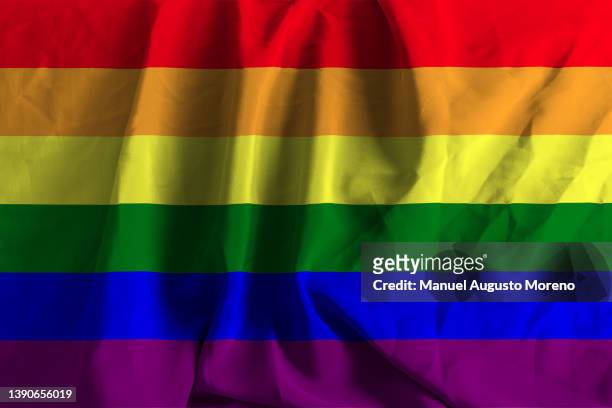 lgbt flag (rainbow flag) - progress flag stock pictures, royalty-free photos & images