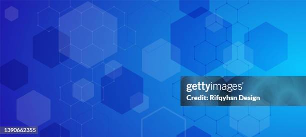 abstract modern hexagonal medical background design. geometric abstract background with hexagons. honeycomb, science and technology vector - engineering lab stock illustrations